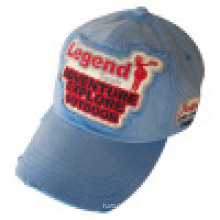 Washed Baseball Cap with Applique (6PWS1205F)